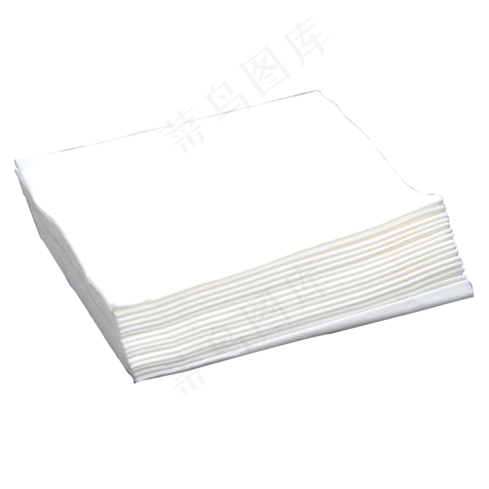 白色餐巾纸实拍,免抠元素