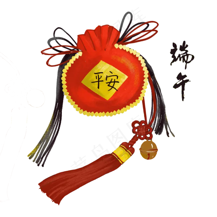 端午节香囊平安符素材(2000X2000(DPI:300))psd模版下载