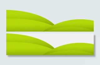 手绘绿色草地踏青,免抠元素