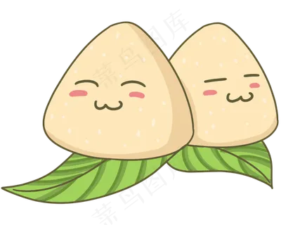 卡通端午节粽子插图