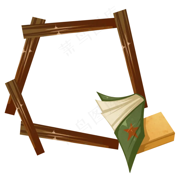 建党节书本边框(2000X2000(DPI:299))psd模版下载