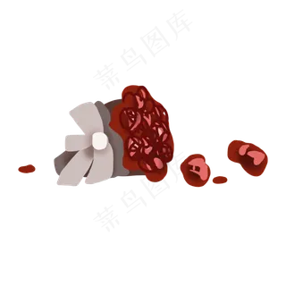 扔掉的玫瑰花束