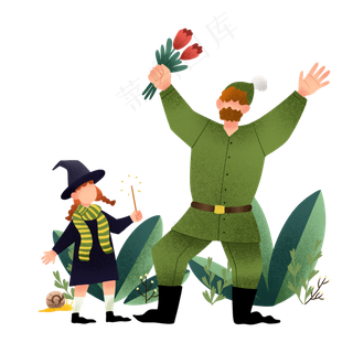 父亲节表演父女