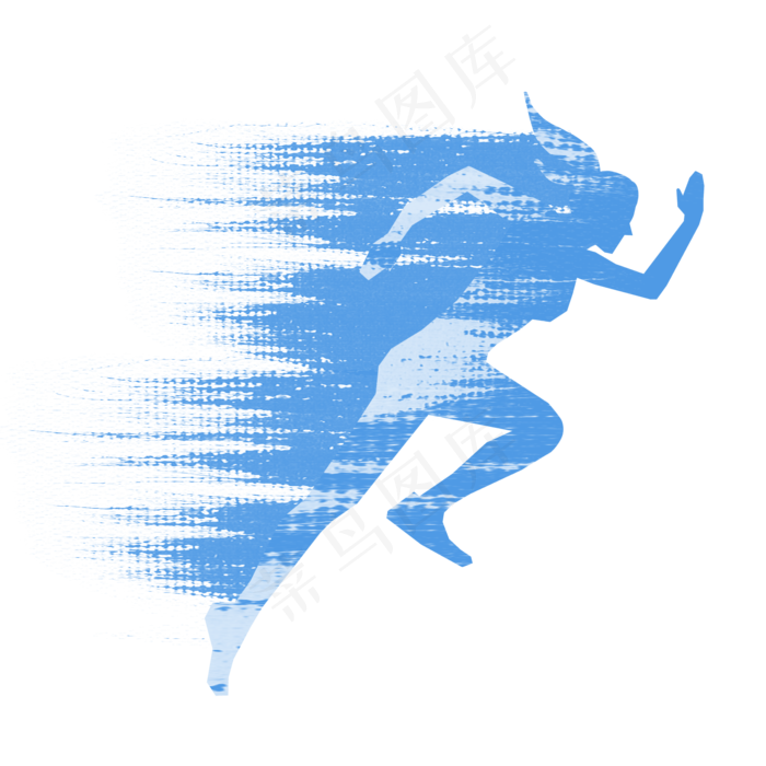 冲刺运动跑步人物(2000X2000(DPI:300))psd模版下载