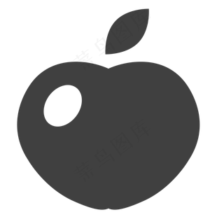 卡通的苹果零食