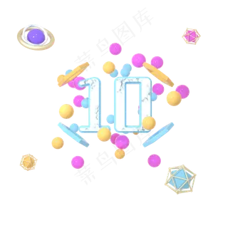 C4D多彩浪漫质感电商母亲节情