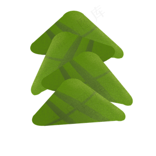 矢量图卡通糯米粽子