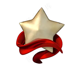 立体五角星png图