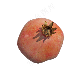 仿真新鲜石榴png图