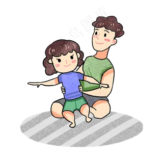 父亲节亲子素材