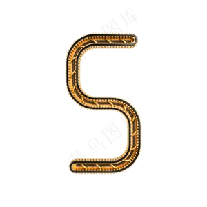 黑金倒计时周年庆数字5