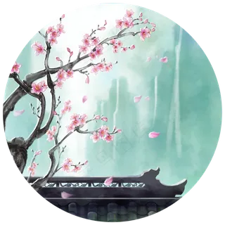 旅游风光飞檐亭阁