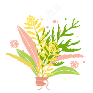 植物花束清新植物