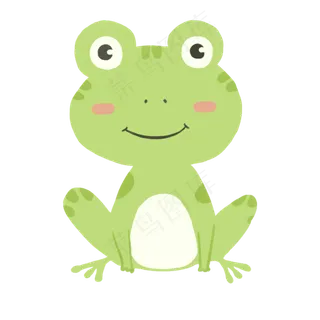 动物青蛙绿色,免抠元素