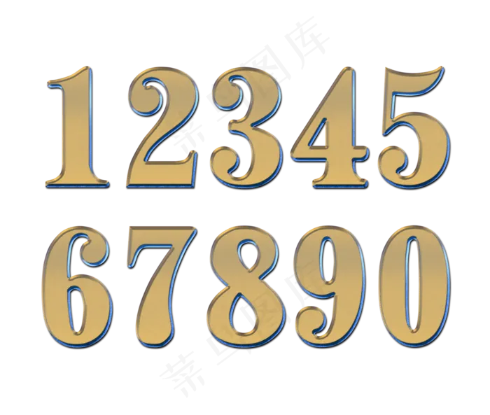 菜鸟图库数字字体设计(4720*4000px)psd模版下载