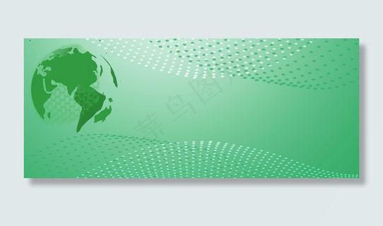 绿色渐变纹理科技简约banner