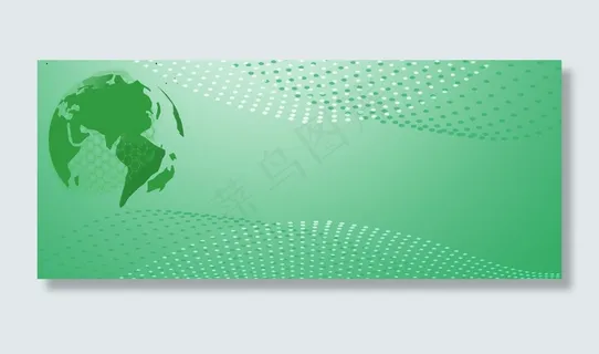 绿色渐变纹理科技简约banner
