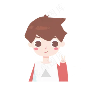 儿童节卡通男孩素材