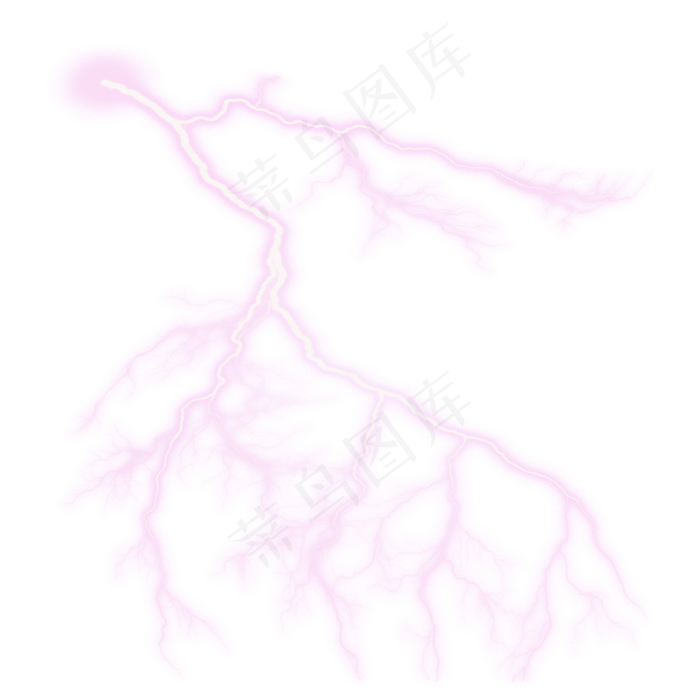 闪电光晕光影元素,免抠元素