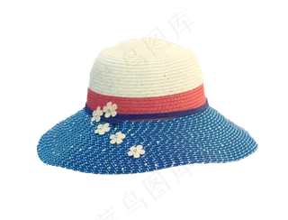 度假遮阳帽子小清新,免抠元素