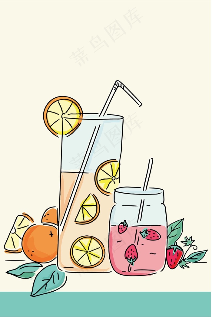 美食节饮料冷饮海报