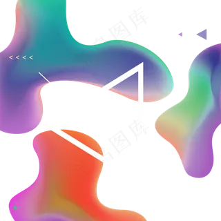 618彩色流体渐变618炫彩流