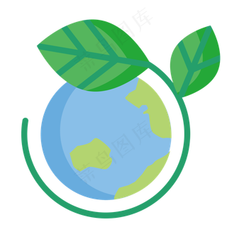 植物卡通地球一小时