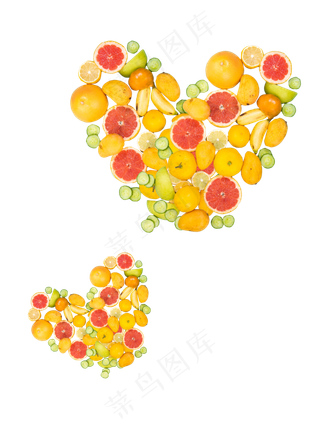 心形水果拼盘