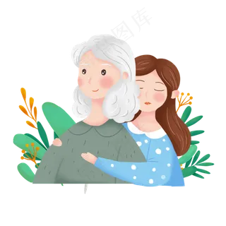 母亲节拥抱场景