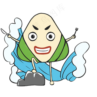 端午节卡通粽子