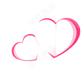 妇女节情人节爱心装饰,免抠元素