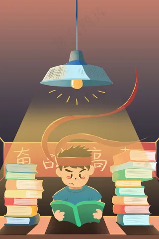 教学教育毕业生高考奋斗配图