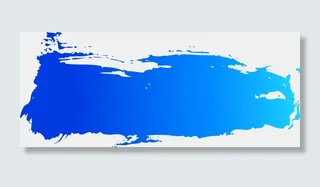 蓝色矢量动感笔刷素材图