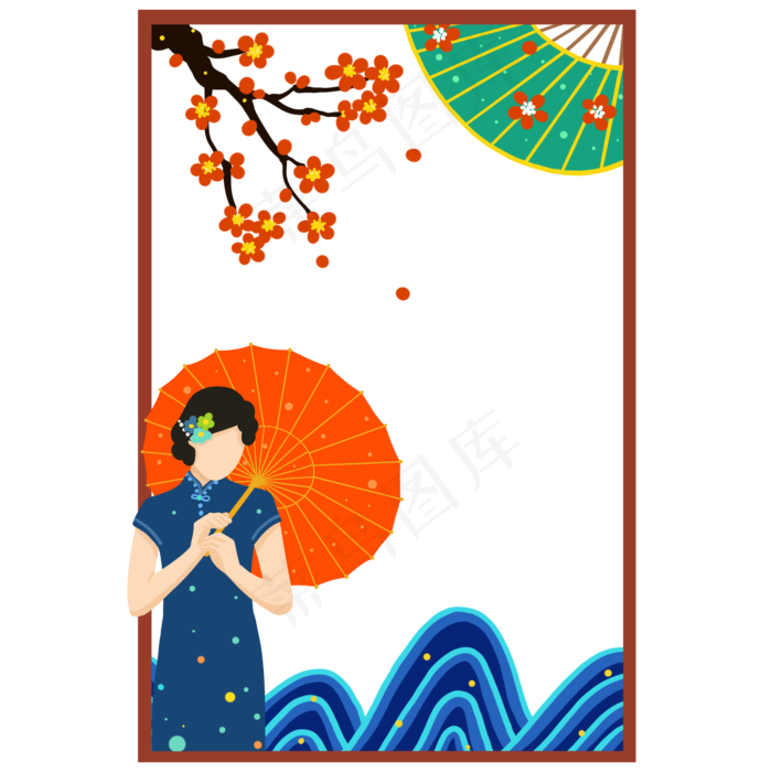 古风国潮风边框