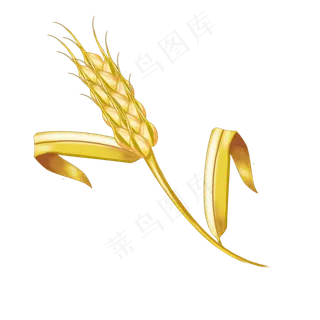 金黄的麦穗丰收一只,免抠元素