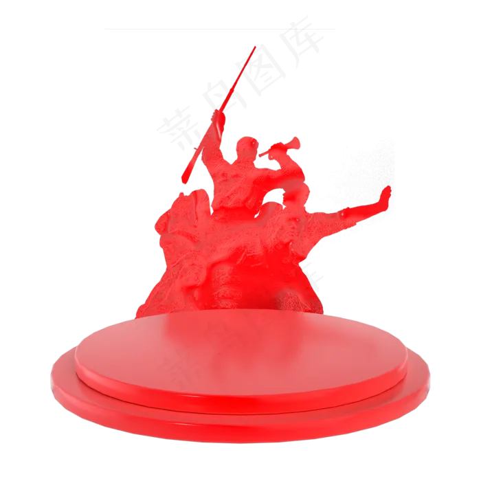 建党节电商展台(2000X2000(DPI:300))psd模版下载