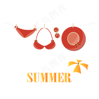 hello夏天矢量素材