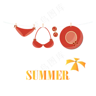 hello夏天矢量素材