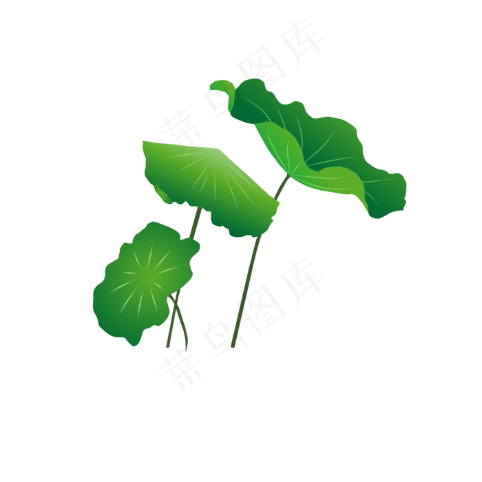 卡通粉色莲花免扣