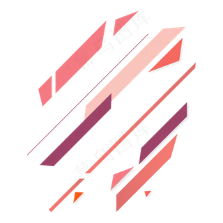 618商务科技渐变几何装饰矢量