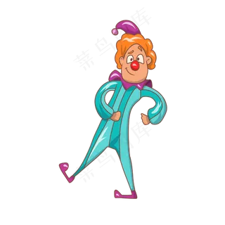 愚人节生气的小丑