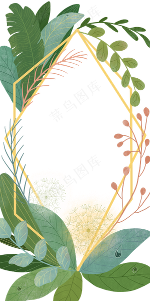 婚礼装饰蒲公英精致花边PNG