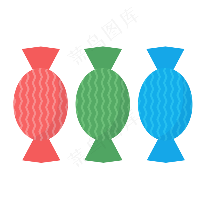 儿童节卡通糖果装饰元素