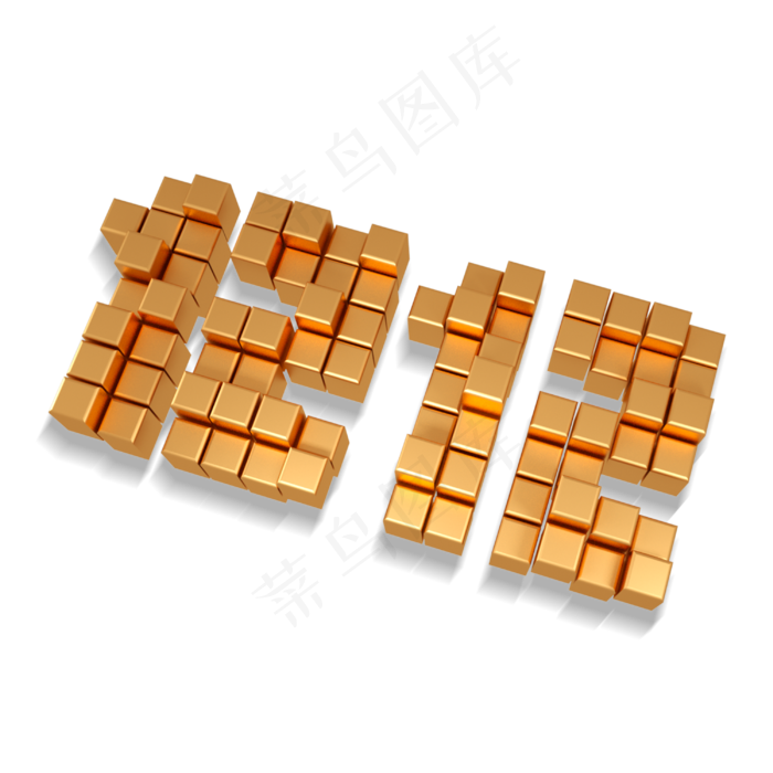 双十二金属立体电商金色设计(3000X3000(DPI:300))psd模版下载