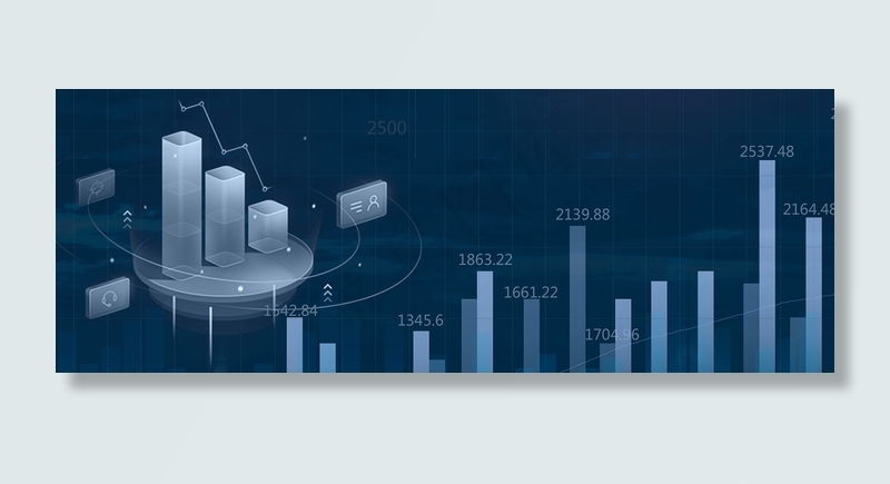 蓝色大数据金融理财banner