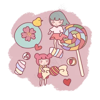 儿童节六一儿童节小清新可爱手绘