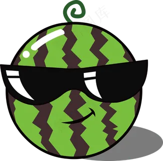 卡通可爱水果西瓜