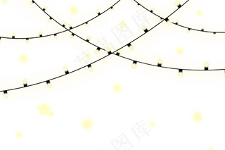 圣诞装饰气氛小灯泡,免抠元素