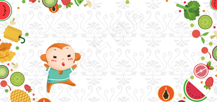招贤纳士彩色手绘banner(1920*900px 	       )psd模版下载