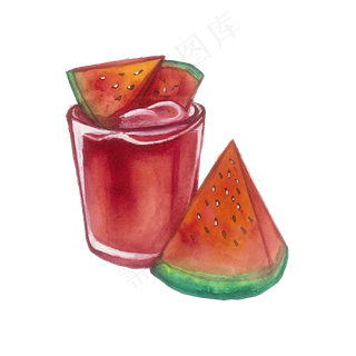 在日水果西瓜西瓜汁解渴美味PNG